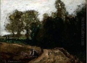 Paysan Au Labour by Louis Hilaire Carrand