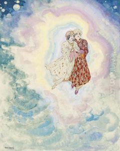 The Two Blessed Lovers Held Hands