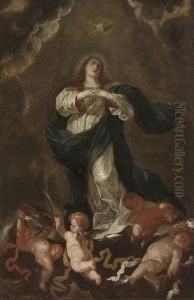 The Assumption Of The Virgin by Juan Carreno De Miranda