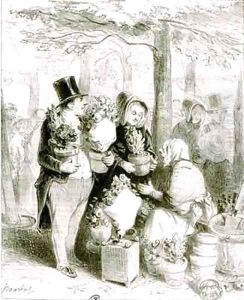 The Flower Market by Frederic Bouchot