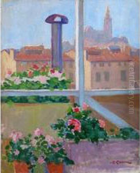 Fenetre Fleurie Sur Notre Dame De La Garde - view 1