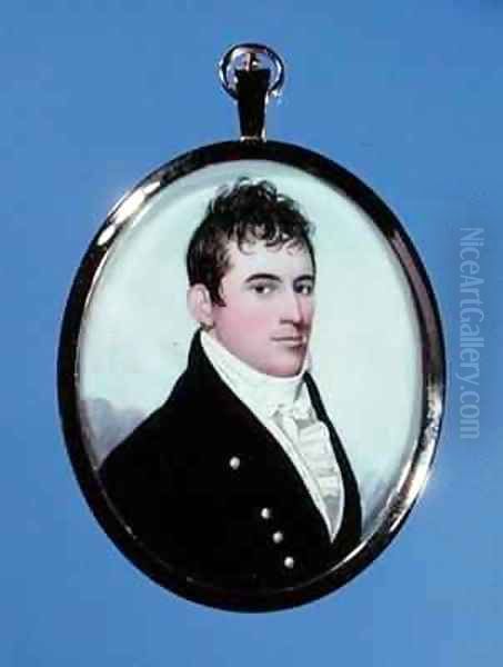 Portrait miniature of James Drew - view 1