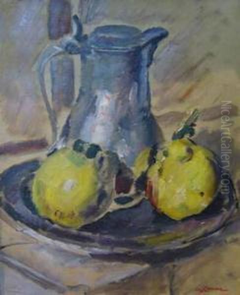 Pichet Et Coings. - view 1