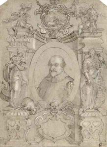Portrait of Johann Schweickhardt von Kronberg, Archbishop of Mainz by Gerhard Brutck
