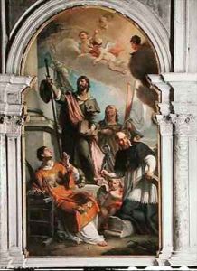 St. Lawrence, St. Francis of Sales, St. Rocco and St. Anne