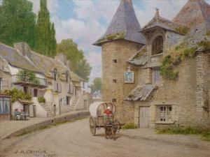 A Viewof The Old House At Dol, Brittany
