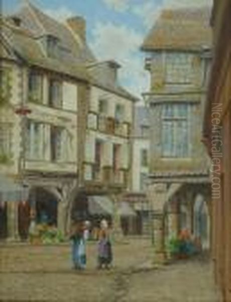 A Street In Dinard, Brittany - view 1