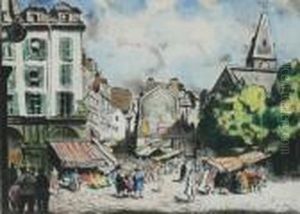 Sunday Market by Ethel Carrick-Fox