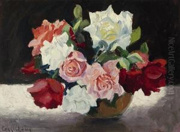Bowl Of Roses - view 1
