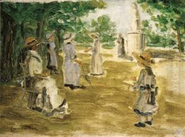 Children Playing In A Park - view 1