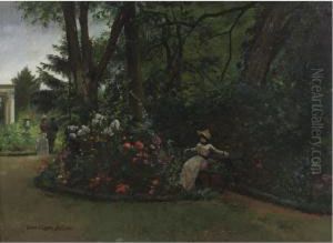Rest In The Garden by Pierre Carrier-Belleuse