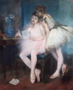 La Lettre by Pierre Carrier-Belleuse