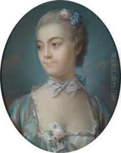 Bildnis Einer Eleganten Jungen Dame by Rosalba Carriera