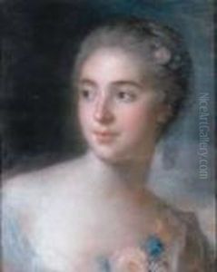 Ritratto Di Giovane Donna by Rosalba Carriera