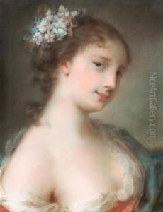 Allegory Of Spring. by Rosalba Carriera
