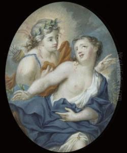 Apollo And Daphne by Rosalba Carriera