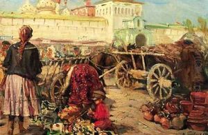 Market at the Walls of Sergeev-Posad