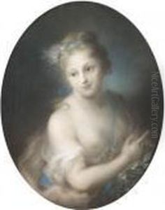 A Nymph by Rosalba Carriera