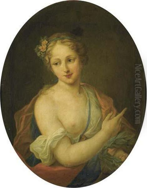 Portrait Of A Woman With Laurel Spray. - view 1