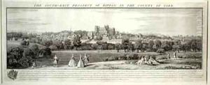 The South East Prospect of Rippon by Nathaniel and Samuel Buck