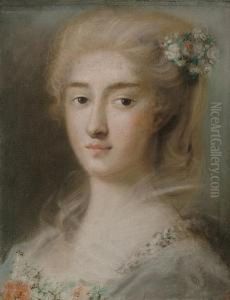 Head Of A Young Girl by Rosalba Carriera