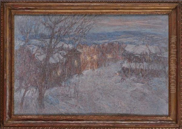 Snowy Twilight - view 1