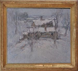 Houses In Snow by William Carrigan
