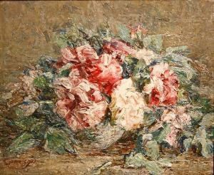 A Still Life Of Roses by William Carrigan