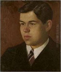 Portrait Of Teddy Carrington by Dora Carrington