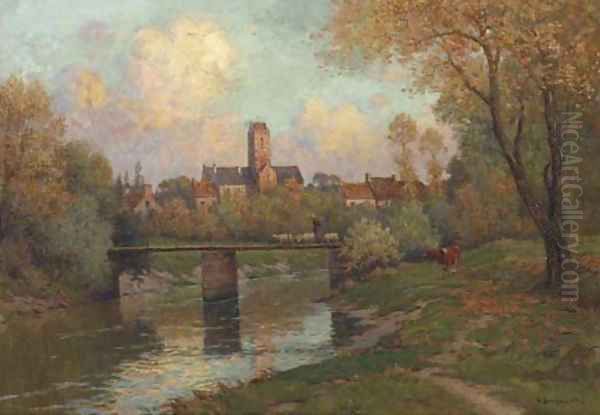 View of a town in autumn - view 1