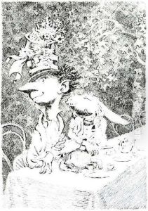Peake's Alice: Alice's Adventures In Wonderland & Through The Looking Glass by Charles Lutwidge (Lewis Carroll) Dodgson