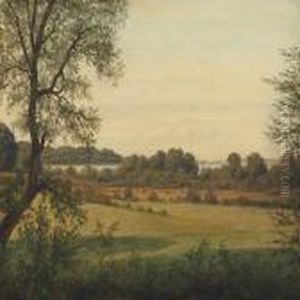 Landscape With View Over Inlet by Carsten Henrichsen