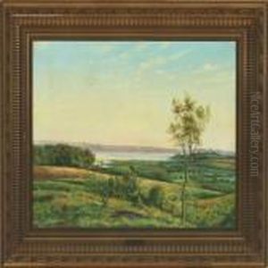 Landscape With An Inlet In The Background