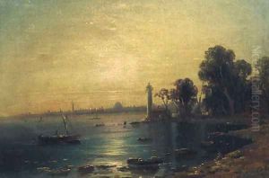 And The Bosphorus Coast By Moonlight
