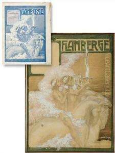 Projet De Couverture Pour La Revue Flamberge by Anto Carte