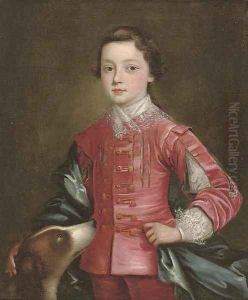 Portrait of a boy by Thomas Bardwell