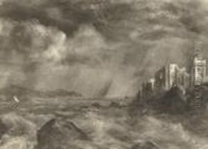 Ruins Overlooking Stormy Seas