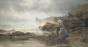 The Return Of The Missing Boat, St. Ives, Cornwall by Richard Harry Carter