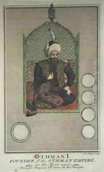 Osman I (1259-1326) founder of the Ottoman Empire in the year 1300 - view 1