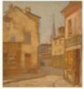 Rue De Village by Eugene Cartier