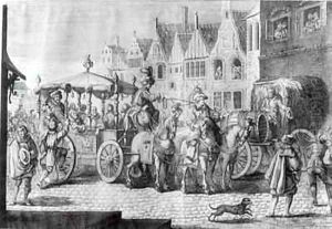 The Assassination of Henri IV (1553-1610) by Francois Ravaillac on 14th May 1610 by Gaspar Bouttats