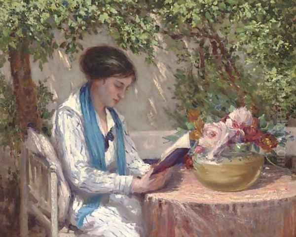 A read in the garden - view 1