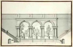 Reconstruction of the Second Theatre at Laodicea by Giovanni Battista (Giambattista) Borra