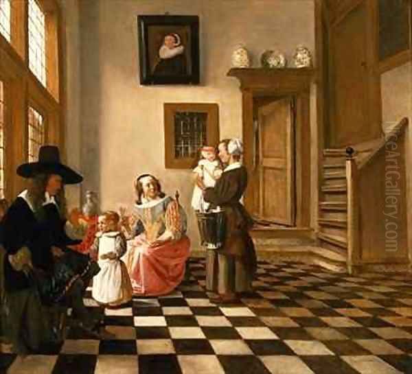 A Family in an Interior - view 1