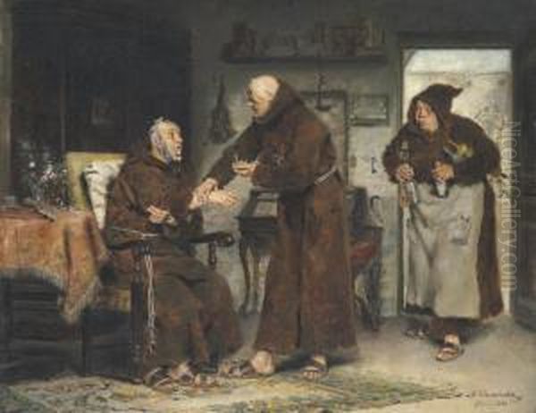 The Sick Monk by Antonio Salvador Casanova Y Estorach