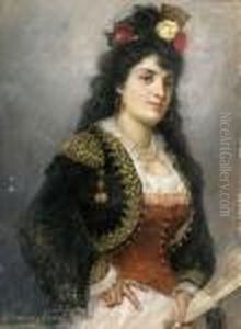 Dama Con Abanico