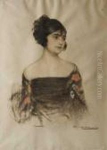 <retrato Femenino>. by Ramon Casas