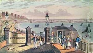 The Chain Pier on the front at Brighton by Ian Bruce