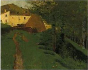 Granja Con Almiar, Benet De Bages (farmyard With Haystack, Benet De Bages)