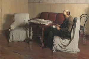 Vladimir Lenin (1870-1924) at Smolny by Isaak Israilevich Brodsky